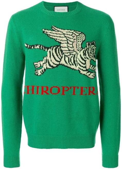 gucci sweater with tiger|gucci flying tiger sweater.